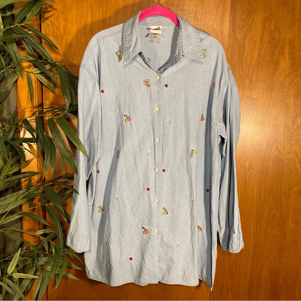 Warner Bros Looney Tunes Tweety Shirt XL